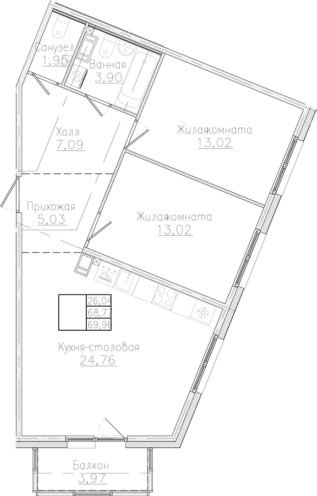 Планировка Счастье 2.0