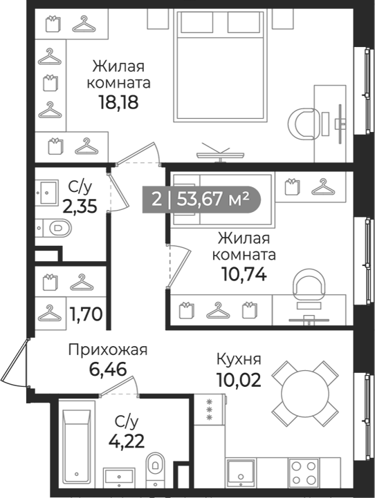 Планировка Квинта