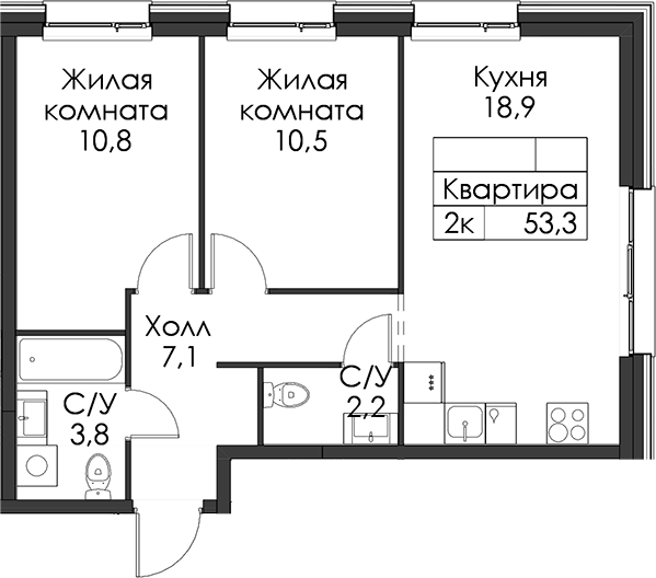 Планировка Шкиперский 19