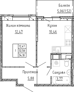 Планировка Аквилон Stories