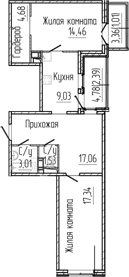 Планировка Сертолово Парк