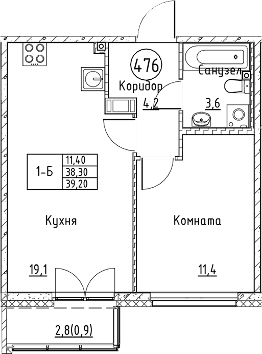 Планировка Кронунг Юг