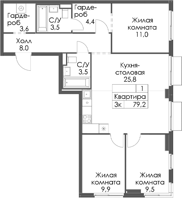 Планировка Таллинский парк