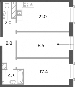 Планировка Neva Haus