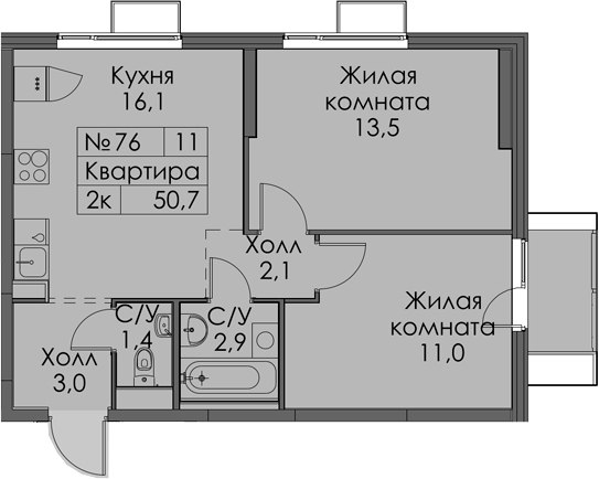 Планировка Витебский парк