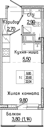Планировка Аквилон Янино