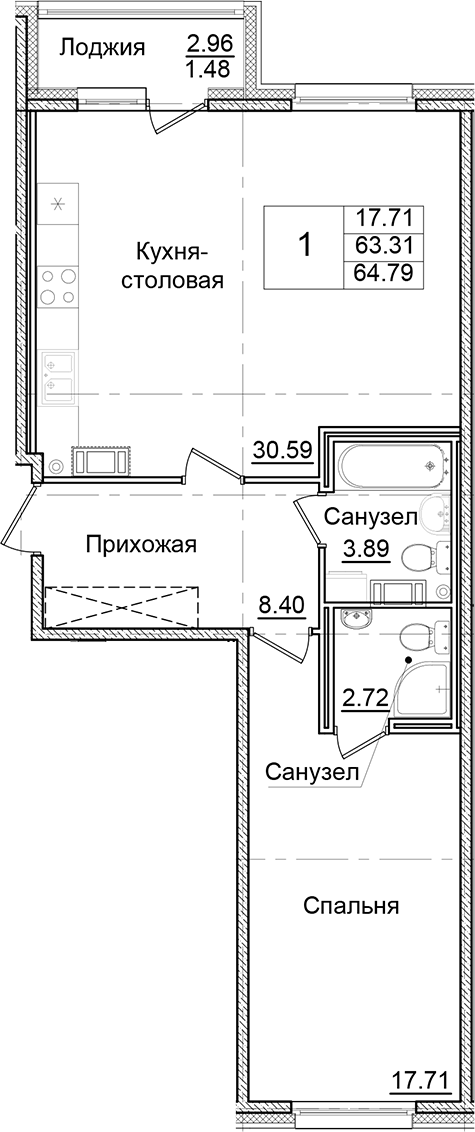 Планировка Квартал Заречье