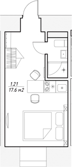 Планировка Апарт-отель 3* в Петровском пер., 4