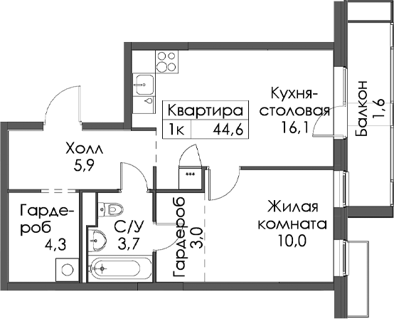 Планировка Витебский парк