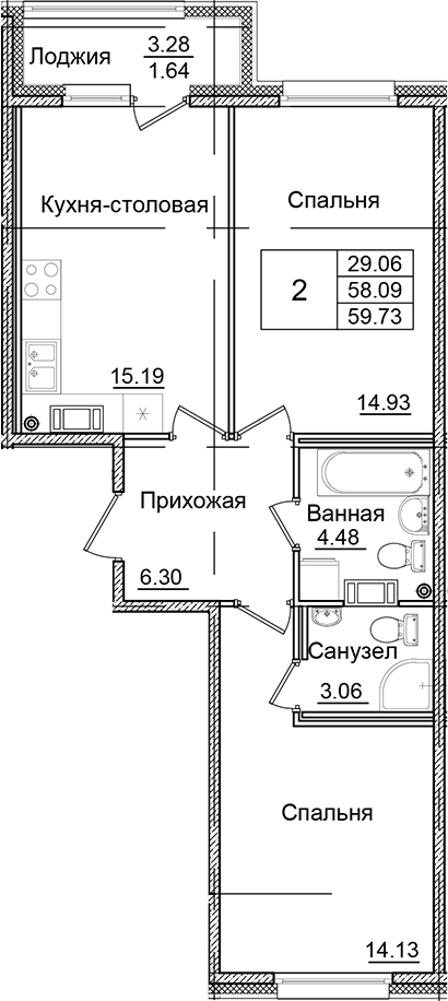 Планировка · Квартал Заречье