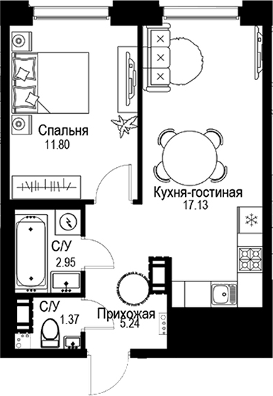 Планировка ID Petrogradskaya