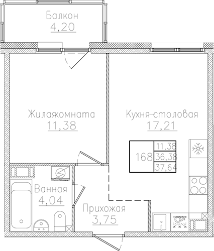 Планировка Счастье 2.0