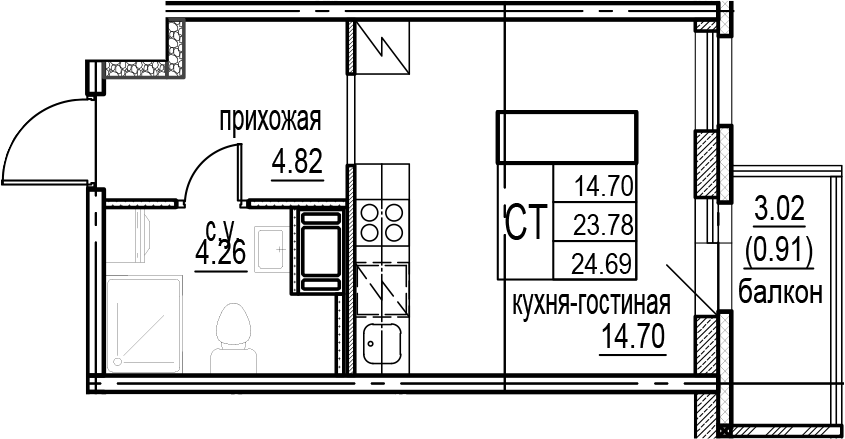 Планировка ID Murino III