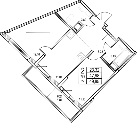 Планировка ID Murino III