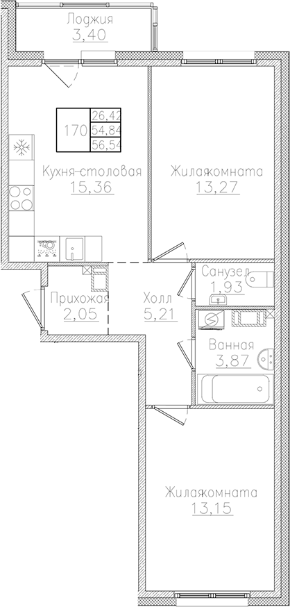 Планировка Счастье 2.0
