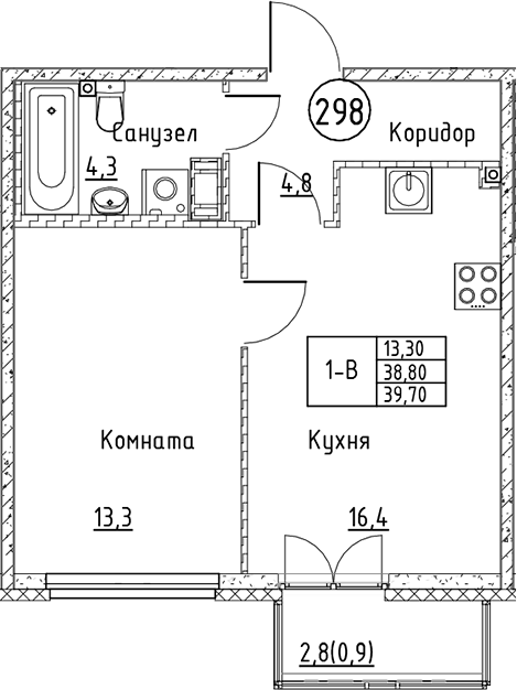Планировка Кронунг Юг