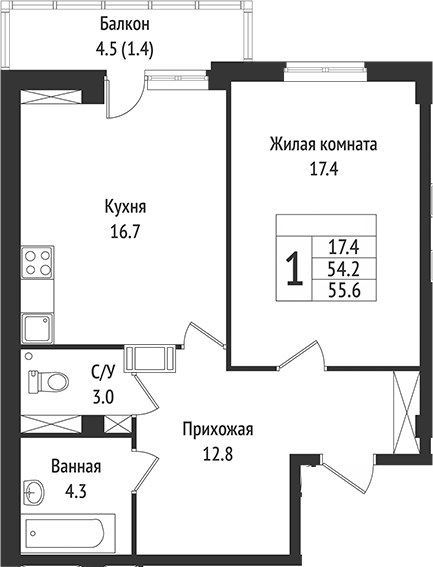 Планировка Южная звезда