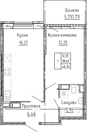 Планировка Аквилон Stories