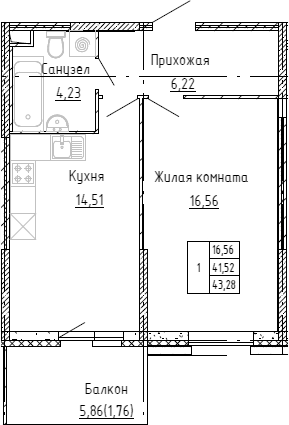 Планировка Аквилон Stories