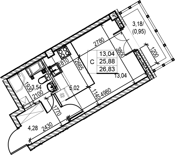Планировка Neva Residence