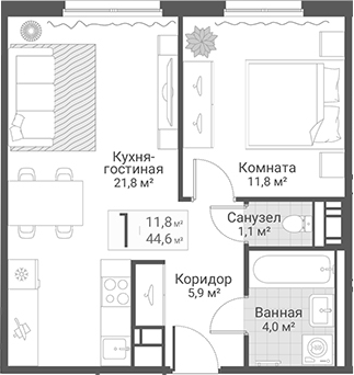 Планировка Руднева, 15