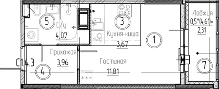 Планировка Аквилон Верба