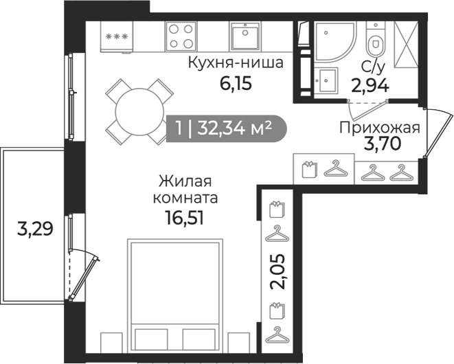Планировка Квинта