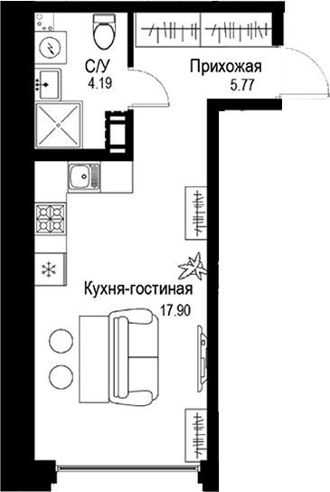 Планировка ID Petrogradskaya