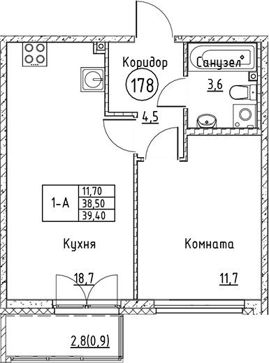 Планировка · Кронунг Юг