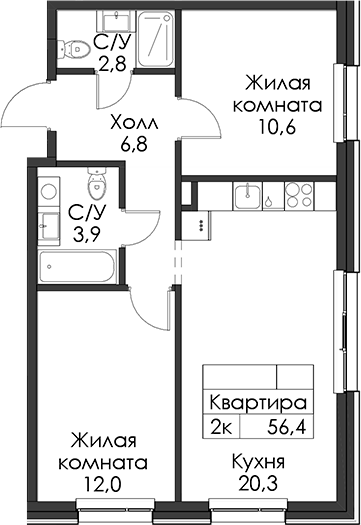 Планировка Шкиперский 19