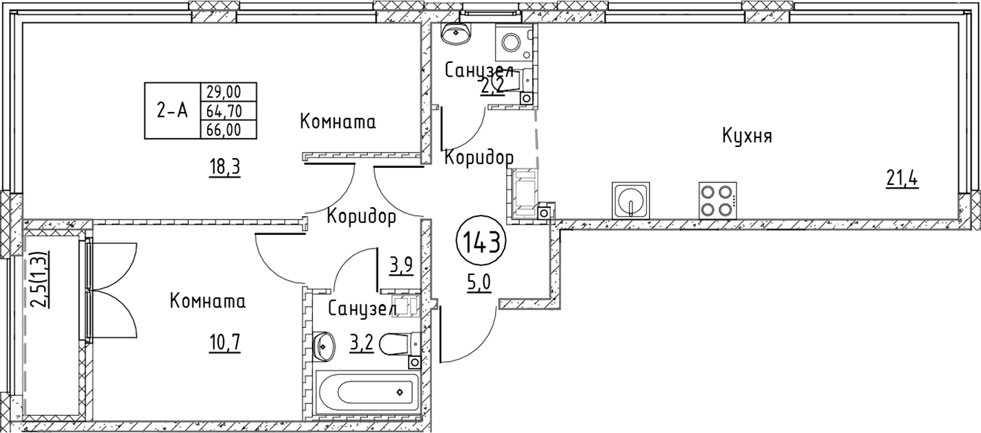 Планировка Кронунг Юг