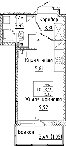 Планировка Аквилон Янино