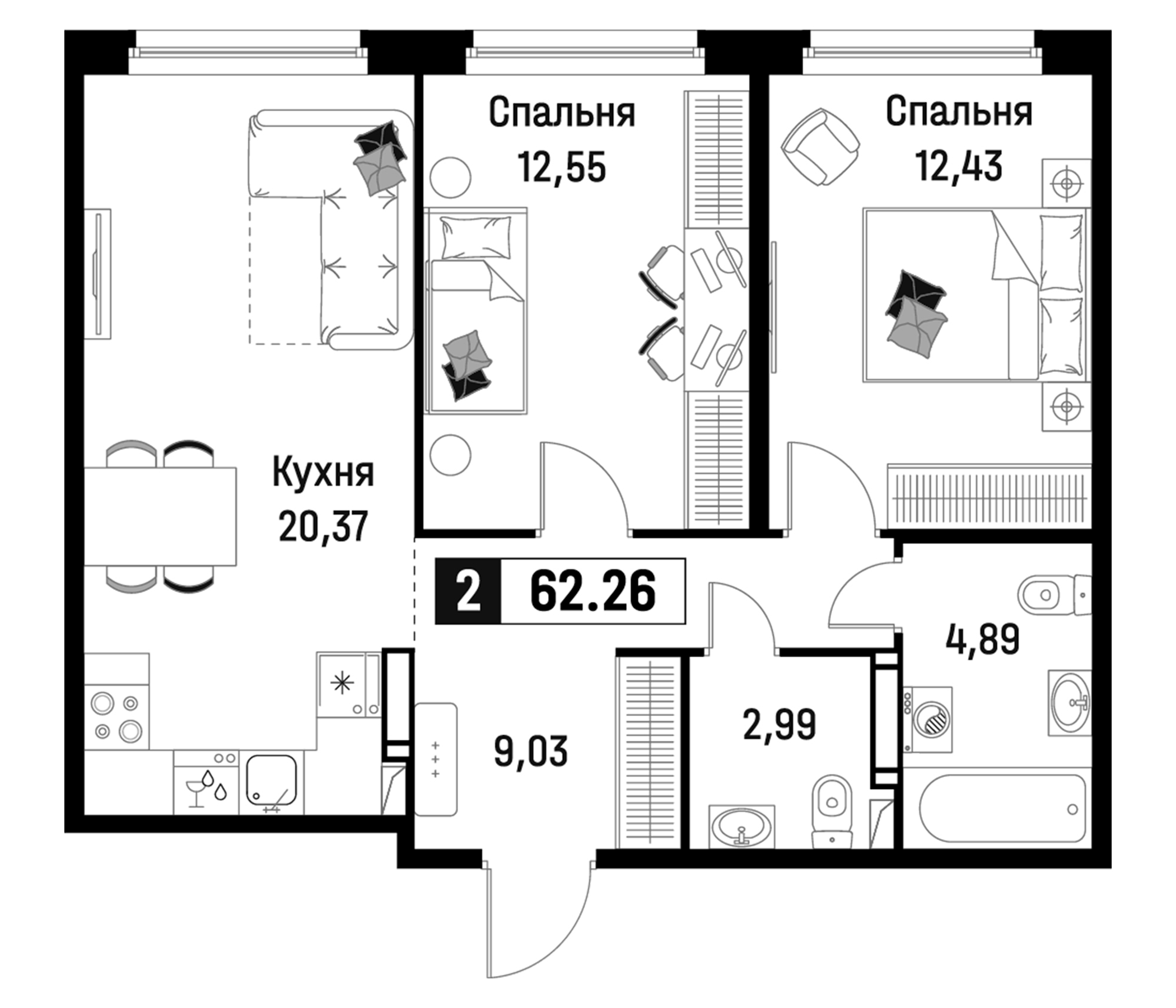 Планировка Максималист