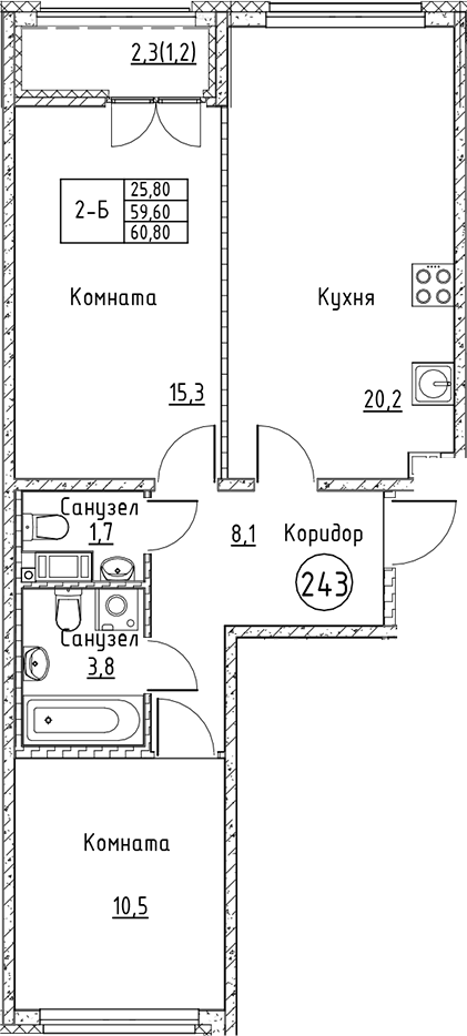 Планировка · Кронунг Юг