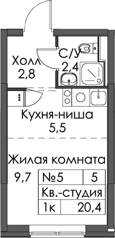 Планировка Янинский лес
