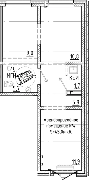 Планировка помещения · Цветной город
