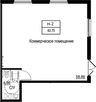 Планировка помещения · ID Kudrovo II