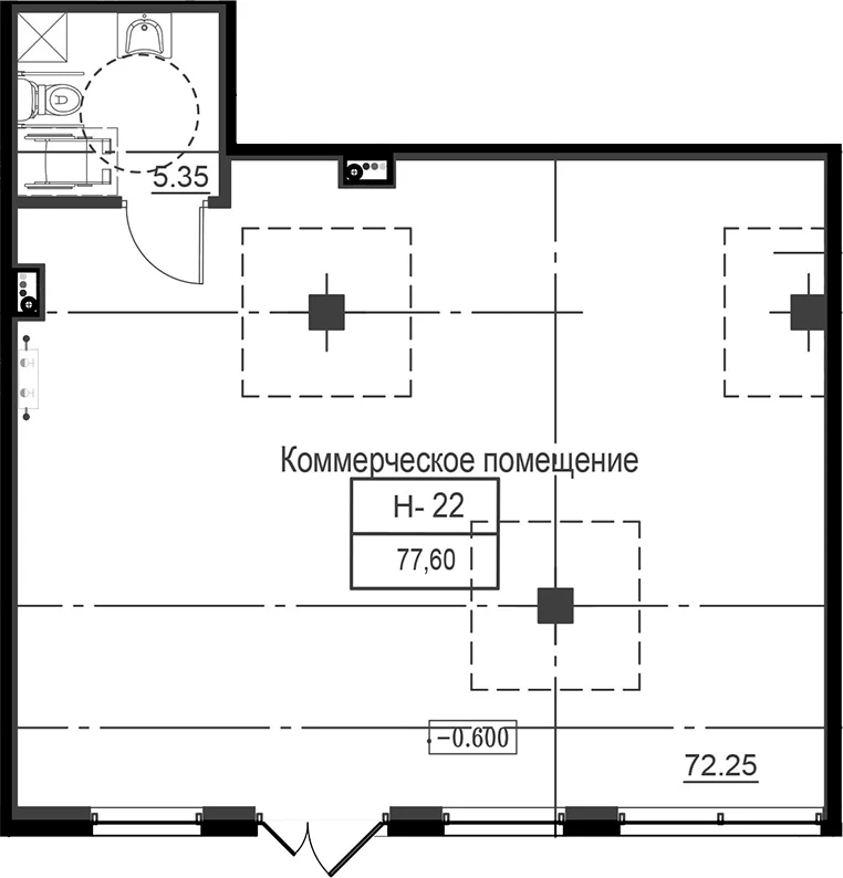 Планировка помещения · ID Kudrovo II