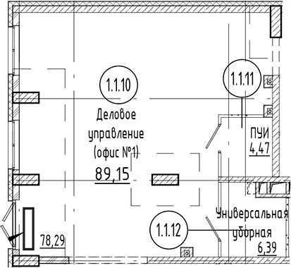 Планировка помещения · Речной Квартал