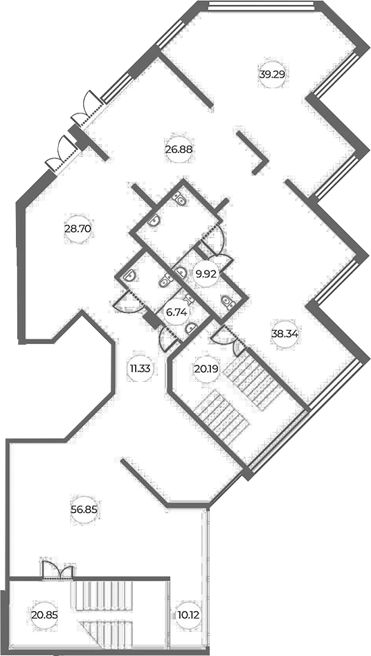 Планировка помещения · Огни Залива