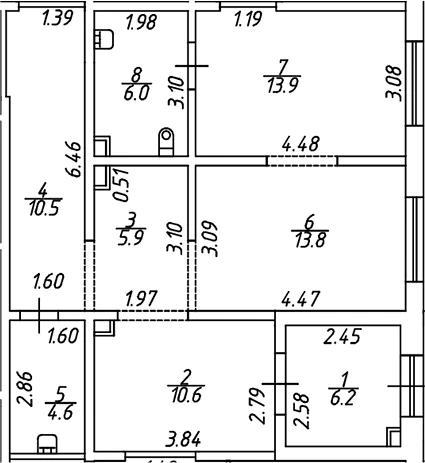 Планировка помещения · Заповедный Парк