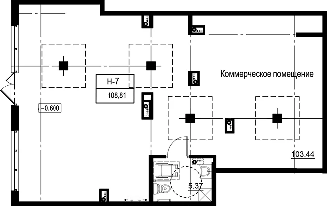 Планировка помещения · ID Kudrovo II